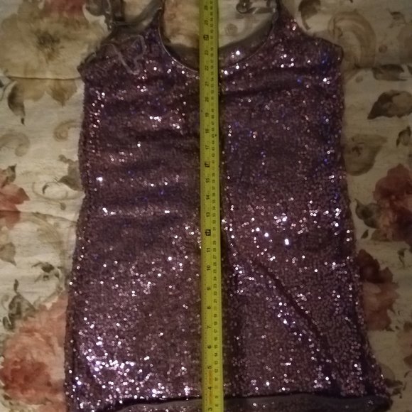 Pink sequinned slip - Picture 3 of 13